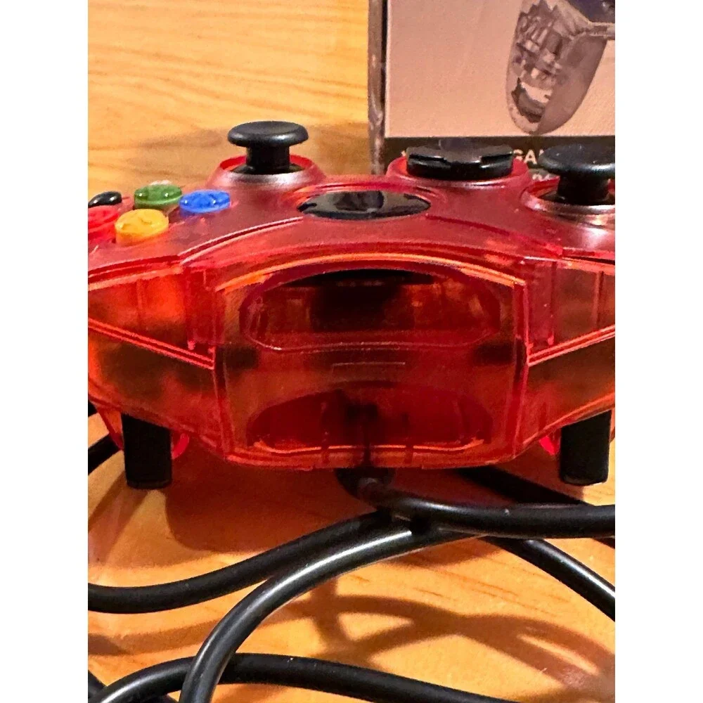 Wired Gamepad Joystick Controller Compatible With Microsoft Classic Xbox S-type